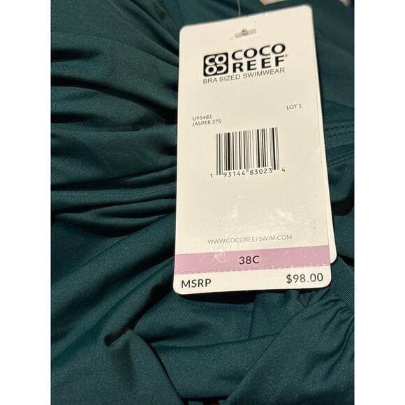 Coco Reef Jasper Charisma UW Bandeau Tankini Top 38C NWT - Picture 4 of 4